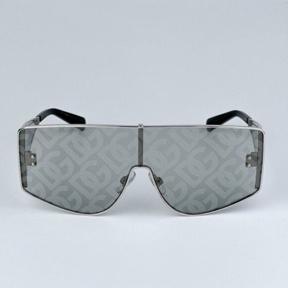D&G DG2305 05/AL BRAND NEW Sunglasses Silver Grey Silver Mirrored DG Unisex - Picture 5 of 10